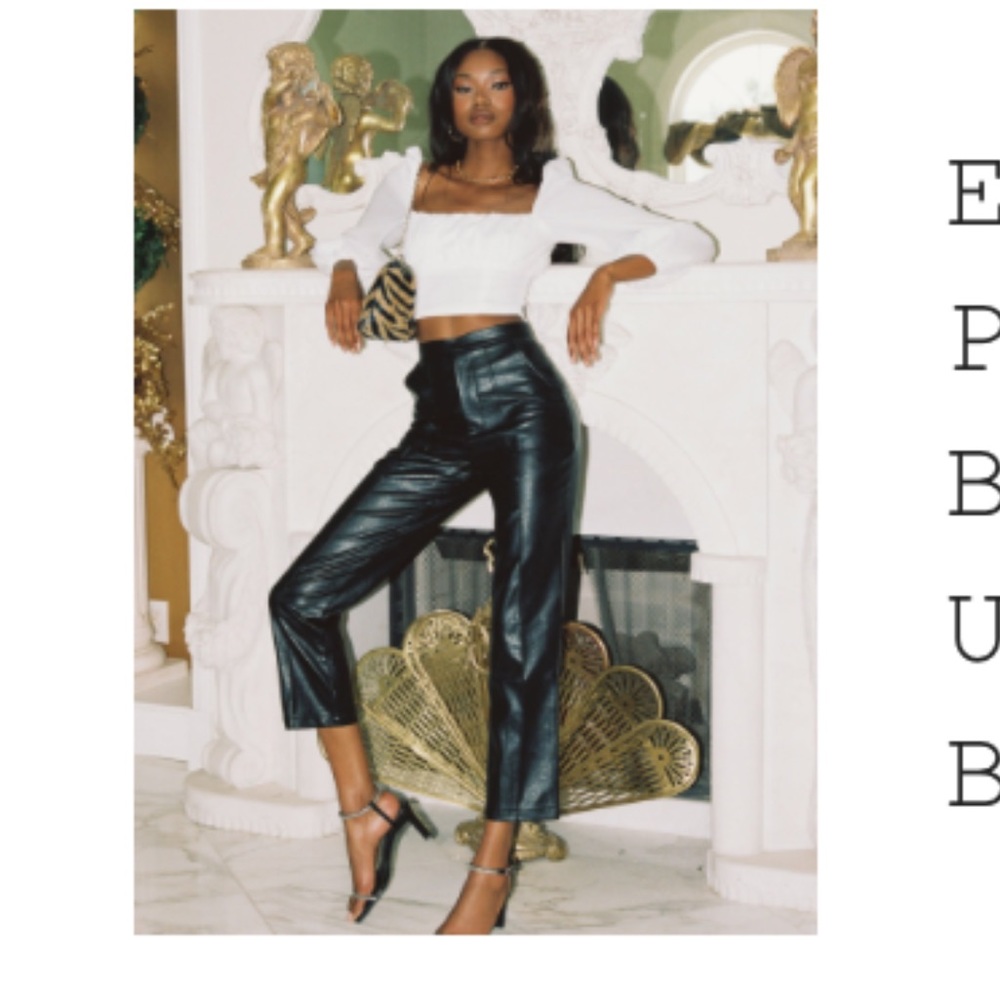 Princess polly leather pants